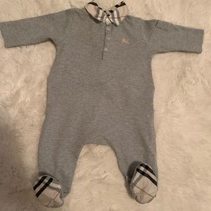 Baby boy 6 M Authentic Burberry sleeper
